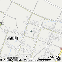 兵庫県小野市高田町周辺の地図