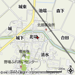 愛知県額田郡幸田町野場北切58周辺の地図