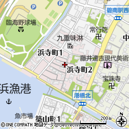 愛知県碧南市浜寺町周辺の地図