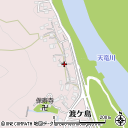 静岡県浜松市天竜区渡ケ島1644周辺の地図
