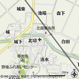愛知県額田郡幸田町野場北切56周辺の地図