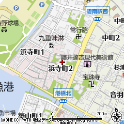 清沢満之　記念館周辺の地図