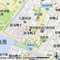 清沢満之　記念館周辺の地図