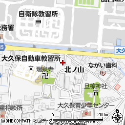 リパーク近鉄大久保駅西駐車場周辺の地図