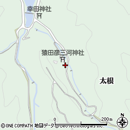 愛知県額田郡幸田町大草太根周辺の地図