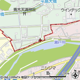 静岡県藤枝市平島1251-1周辺の地図