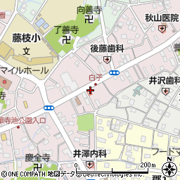 有限会社藤枝コンタクトレンズセンター周辺の地図