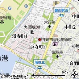西方寺清澤満之記念館周辺の地図