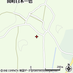 三重県亀山市関町白木一色1007-1周辺の地図