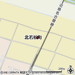 三重県鈴鹿市北若松町周辺の地図