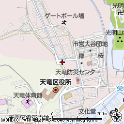 静岡県浜松市天竜区大谷159周辺の地図