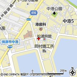 古野電気株式会社　焼津営業所周辺の地図