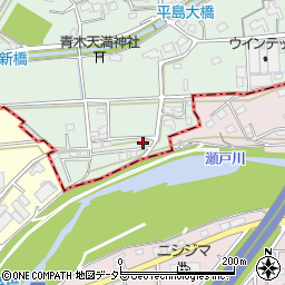 静岡県藤枝市平島1320-2周辺の地図