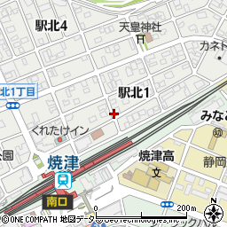 〒425-0028 静岡県焼津市駅北の地図