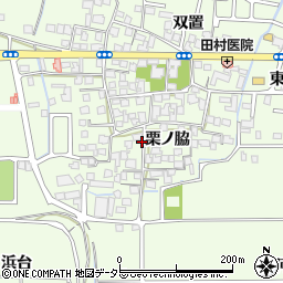 京都府久世郡久御山町佐山栗ノ脇周辺の地図