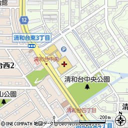 阪急オアシス清和台店周辺の地図