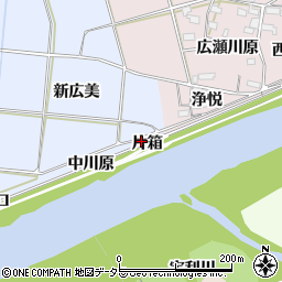 愛知県新城市川田片箱周辺の地図