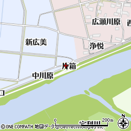 愛知県新城市川田（片箱）周辺の地図