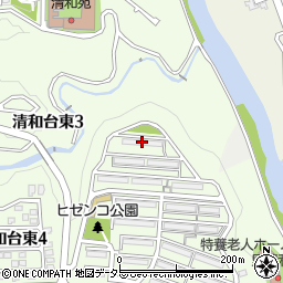 清和台住宅団地２２号棟周辺の地図