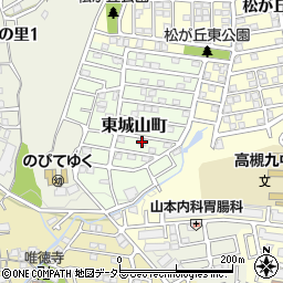 大阪府高槻市東城山町10-7周辺の地図