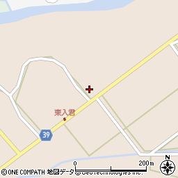 広島県三次市君田町東入君244周辺の地図