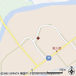 広島県三次市君田町東入君129周辺の地図