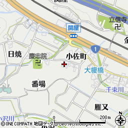 愛知県豊川市長沢町小佐町31周辺の地図