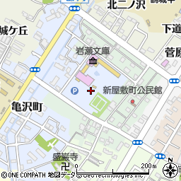 鶴城公園トイレ周辺の地図