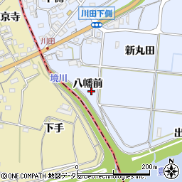 愛知県新城市川田八幡前周辺の地図