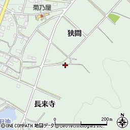 愛知県額田郡幸田町大草長来寺85周辺の地図