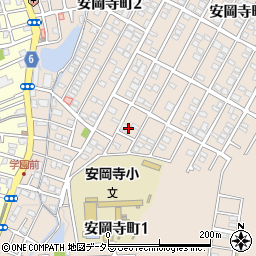 大阪府高槻市安岡寺町1丁目周辺の地図