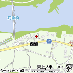 愛知県新城市一鍬田西浦周辺の地図