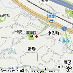 愛知県豊川市長沢町小佐町29周辺の地図