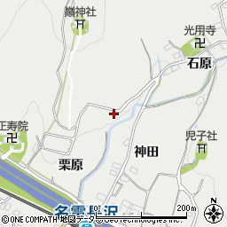 愛知県豊川市長沢町下谷下周辺の地図