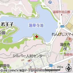 静岡県藤枝市若王子711周辺の地図