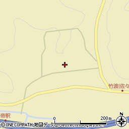 広島県庄原市東城町帝釈未渡111周辺の地図
