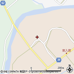 広島県三次市君田町東入君109周辺の地図