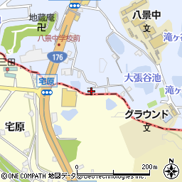 兵庫県三田市八景町1180-29周辺の地図