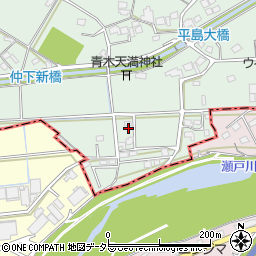 静岡県藤枝市平島1333-4周辺の地図