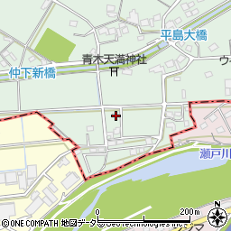 静岡県藤枝市平島1333-3周辺の地図