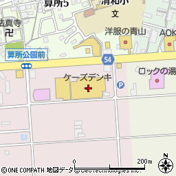 ケーズデンキ鈴鹿店周辺の地図