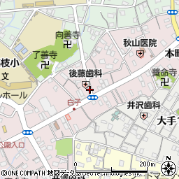 静岡県藤枝市本町2丁目周辺の地図