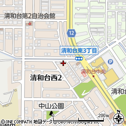 読売新聞川西清和台猪名川パークタウンＹＣ周辺の地図