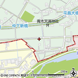 静岡県藤枝市平島1342-2周辺の地図