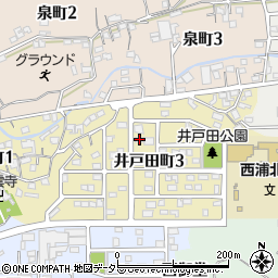 ディアス井戸田２周辺の地図