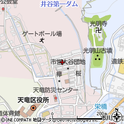 静岡県浜松市天竜区大谷198周辺の地図