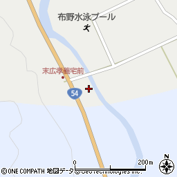広島県三次市布野町上布野2130周辺の地図