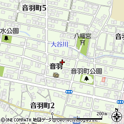 静岡県藤枝市音羽町3丁目11周辺の地図