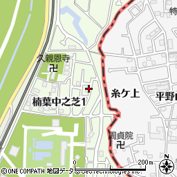 大阪府枚方市楠葉中之芝1丁目周辺の地図