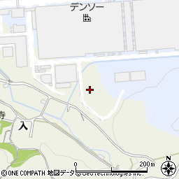 愛知県西尾市貝吹町（万灯山）周辺の地図